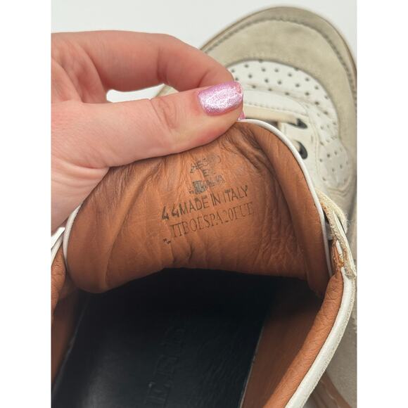 Vintage Burberry leather sneakers size 44 main image 8